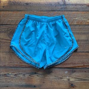 Light blue nike shorts